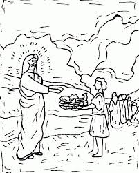 Select from 36755 printable crafts of . Printable Jesus Feeds 5 000 Coloring Page Free Printable Coloring Pages For Kids