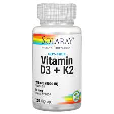New research into vitamin d3 and k2 has given way to new multivitamin dietary supplements that could unlock unique health benefits to fight aging from the inside out. Solaray Vitamin D3 K2 Soy Free 120 Vegcaps Iherb