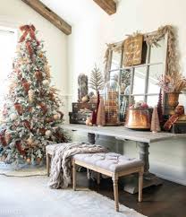 Easy christmas decorations for the house. Christmas Decorating Ideas In Copper Burgundy Sanctuary Home Decor