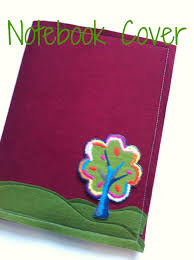 This decorated notebook cover was originally designed as a valentine's day gift, but it could work sometimes we just want to label our notebooks rather than cover the front with elaborate decorations. Book Decoration Ideas For School