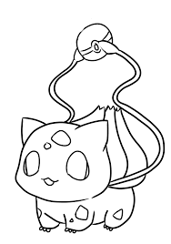 First introduced in 1996, in the pokémon video game series, as one of the three pokémon starters professor oak offers us as players (two more being charmander and squirtle). Kawaii Pokemon Bulbasaur Coloring Pages Pokemon Bulbasaur Pokemon Coloring Coloring Pages