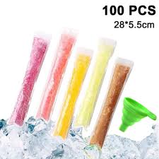 Though the popsicles it yields are a little large. Popsicle Bags 100 Pack Ice Pop Mold Bags Disposable Diy Popsicle Molds Bags Pouches Comes With Silicone Funnel Walmart Canada