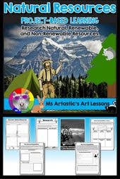 Learn About Natural Resources Renewable Resources And Non Renewable Resources With Science W Nonrenewable Resources Project Based Learning Natural Resources