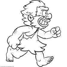 Flintstones coloring stone age cartoon caveman drawings for teenagers. Cartoon Walking Caveman Coloring Pages Getcoloringpag Na Stylowi Pl