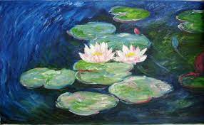 Wie eine melodie der stille, in die der betrachter versinkt. Kopie Claude Monet Seerosen Falsche Meister Kopien Beruhmter Bilder In Ol Monet Seerosen Claude Monet Monet