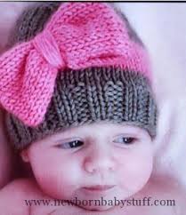 I made friendship bracelets when we opened this same show last summer, and this summer i decided to knit hair bows. Baby Knitting Patterns Big Bow Baby Hat Free Knitting Pattern And More Baby Hat Kni