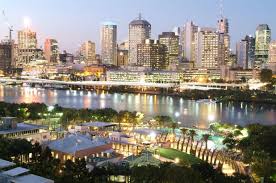 Brisbane City In The Background Southbank Parklands In The Foreground The Parklands Are A Lovely Compli Brisbane City Brisbane Australia Australia Travel