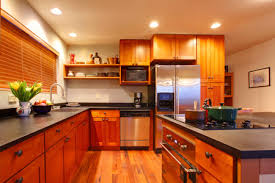 how to stain kitchen cabinets diy