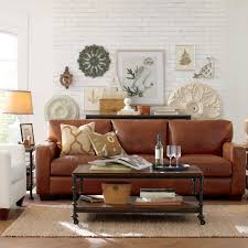 This coffee table features an ultra modern design, and its geometric profile creates a stunning appeal. 15 Dark Brown Leather Sofa Decorating Ideas