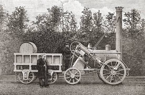Amazon.com: George Stephensons Steam Engine The Rocket 1829 From The Book Short History Of The English People By JR Green Published London 1893 Poster Print (36 x 22): Posters & Prints