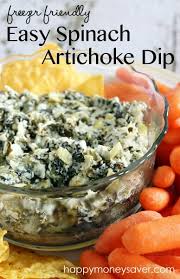 Easy Spinach Artichoke Dip Freezer Friendly