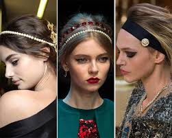 Fall Winter 2015 2016 Hair Accessory Trends Sac Sac Stilleri Sac Trendleri