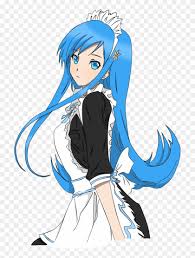 The magic of the internet. Anime Maid By Animiewolfgirl Blue Anime Wolf Girl Png Free Transparent Png Clipart Images Download