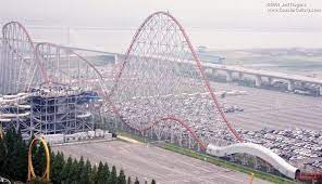 Steel Dragon 2000 Nagashima Spa Land Nagashima Kuwana Mie Japan Fastest Roller Coaster Scary Roller Coasters Roller Coaster