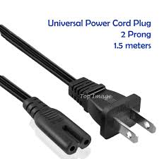 There are small lined up bumpers inside most outlets. 2 Holes Universal Power Cord 2 Prong 1 5m Shopee Philippines