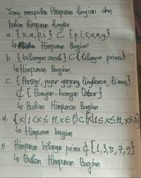 Himpunan bilangan asli kurang dari 5 1di Antara Himpunan Himpunan Berikut Tentukan Manakah Yang Merupakan Himpunan Bagiandan Bukan Brainly Co Id