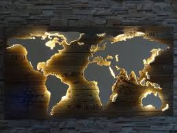 Weltkarte (politisch) übersichtskarte / regionen der welt. Weltkarte Aus Holz Led Beleuchtung 3d Effekt Etsy Weltkarte Aus Holz Weltkarte Led Beleuchtung