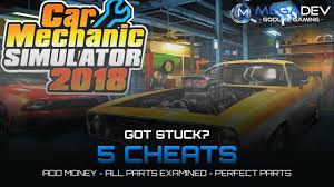 Car Mechanic Simulator 2018 Perfect Parts Add Money Trainer By Megadev Youtube