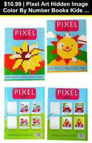 Pixel Art Hidden Image Color By Number Books Kids Adults Coloring Book Set Of 2 814625016199 Ebay Coloring Book Set Coloring Books Kids Coloring Books