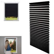 Light Block Black Out Pleated Shade Window Blinds Blocking Bedroom Cordless 6pcs Ebay