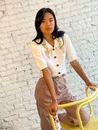 Magical, meaningful items you can't find anywhere else. Kalinka Knit Top White Lisa Says Gah