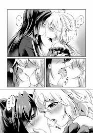 戦姫絶唱シンフォギア】風鳴翼が雪音クリスに押し倒される話。 - 同人誌 - エロ漫画 momon:GA（モモンガッ!!）