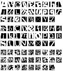 Some new letters have floated to the top of family justice broth . Schriftart Letter Soup Mainz Download