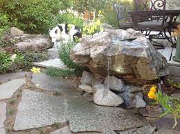 This Boulder Has Been In My Yard For 15 Years And Finally Drilled Hole In It For A Informal Fountain Garden Fountains Fountains Water Features