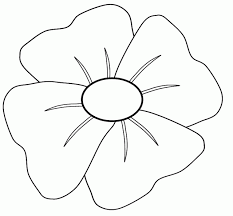 Poppies to remember crayola co uk. Anzac Day Poppy Flower Colouring Pages Coloring Home