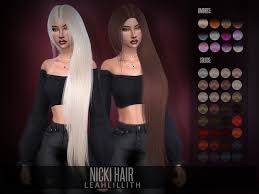 Nicki Hair Found In Tsr Category Sims 4 Female Hairstyles Sims 4 Sims 4 Toddler Sims
