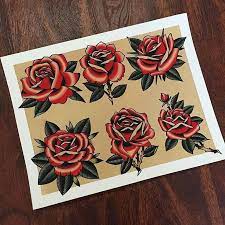 Flash By Matt Miller Tattoo Traditioneller Tattoo Blitz Rose Tatt Blumen Tattoo Traditional Rose Tattoos Traditional Tattoo Traditional Tattoo Art