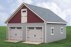 Raised Roof Garage Prefab Garages Horizon Structures Barn Builders Prefab Garages Prefab