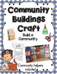 Arts and crafts at this age are a magnificent way to let the child's creativity and imagination soar. Community Buildings Craft Is A Fun And Engaging Way To Learn About The Community Student Building Crafts Community Helpers Preschool Crafts Community Building