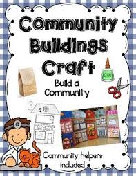 Community helpers and all around town preschool and kindergarten activities, games, and crafts. Community Buildings Craft Is A Fun And Engaging Way To Learn About The Community Students Building Crafts Community Helpers Preschool Crafts Community Helper