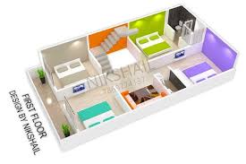 20x40 House Plan With 3d Elevation By Nikshail 20x40 House Plans House Plans 30x40 House Plans