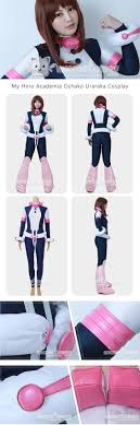 My Hero Academia Ochako Uraraka Cosplay Jumpsuit Costume My Hero Academia Cosplay Hero Costumes My hero academia boku no hero akademia ochako uraraka battle suit outfit cosplay costume anime : my hero academia ochako uraraka cosplay