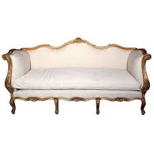 Les canapés sont confortables, ravie. French Rococo Style Giltwood Canape Sofa At 1stdibs