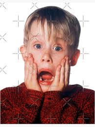 Carte de vœux for Sale avec l'œuvre « Kevin Mcallister seul à la maison  crier » de l'artiste Laynefable21