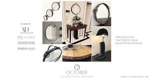 Shoppers looking for the latest picture frames, clocks or license plates are sure to find what they're looking for! October Design Equestrian Decor Facebook