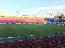 toyota stadium section 104 fc dallas rateyourseats com