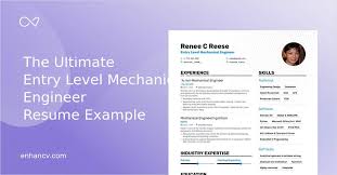 Below are several actionable resume writing tips, followed by a detailed mechanical engineer resume example. Top Entry Level Mechanical Engineer Resume Examples Expert Tips Enhancv Com