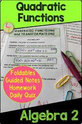 This Algebra 2 Lesson Has All You Need To Teach An Engaging And In Depth Lesson On Quadratic Functions And Transformatio Quadratics Quadratic Functions Algebra