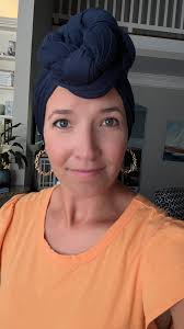 I'm fighting cancer and have lost all my hair. Although I've got hats and a  wig, I'm choosing not to wear them