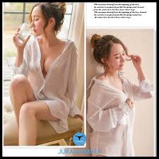 Tiktok jilbo imut baju tipis transparan no bra. Baju Tidur Kimono Transparan Gaun Tidur Baju Tidur Sexy Wanita All Size Pakaian Sexy Wanita Shopee Indonesia