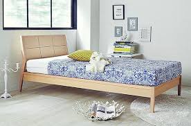 センベラ ルアンヌベッドフレーム 家具roomヨシダ 山梨県甲府市 オーク材のスタイリッシュなフォルムにイノセントカラーが美しいベッドフレームです ベッドフレーム 模様替え ベッド