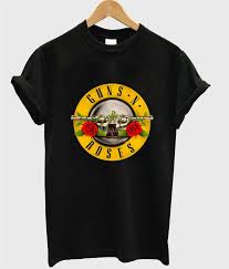 Guns N Roses Logo Tshirt Website Name T Shirt Shirts Guns N Roses