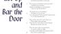 Storyboard Get Up And Bar The Door