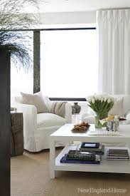 Tufted coffee table storage ottoman. Parsons Coffee Table Cottage Living Room New England Home