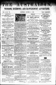 Australian, Windsor, Richmond, and Hawkesbury Advertiser