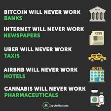 There is also a learning curve when it comes to securely offering custody of cryptocurrency assets, and it's unlikely a bank that hasn't already dabbled in cryptocurrency custody will enter the field in the short term. Banks Say Bitcoin Will Never Work Because They Understand It You Say Bitcoin Won T Work Because You Bitcoin Career Quotes Inspirational Cryptocurrency